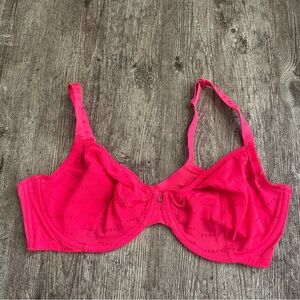 Fenty X Savage Hot Pink Printed Bra Size 38DD